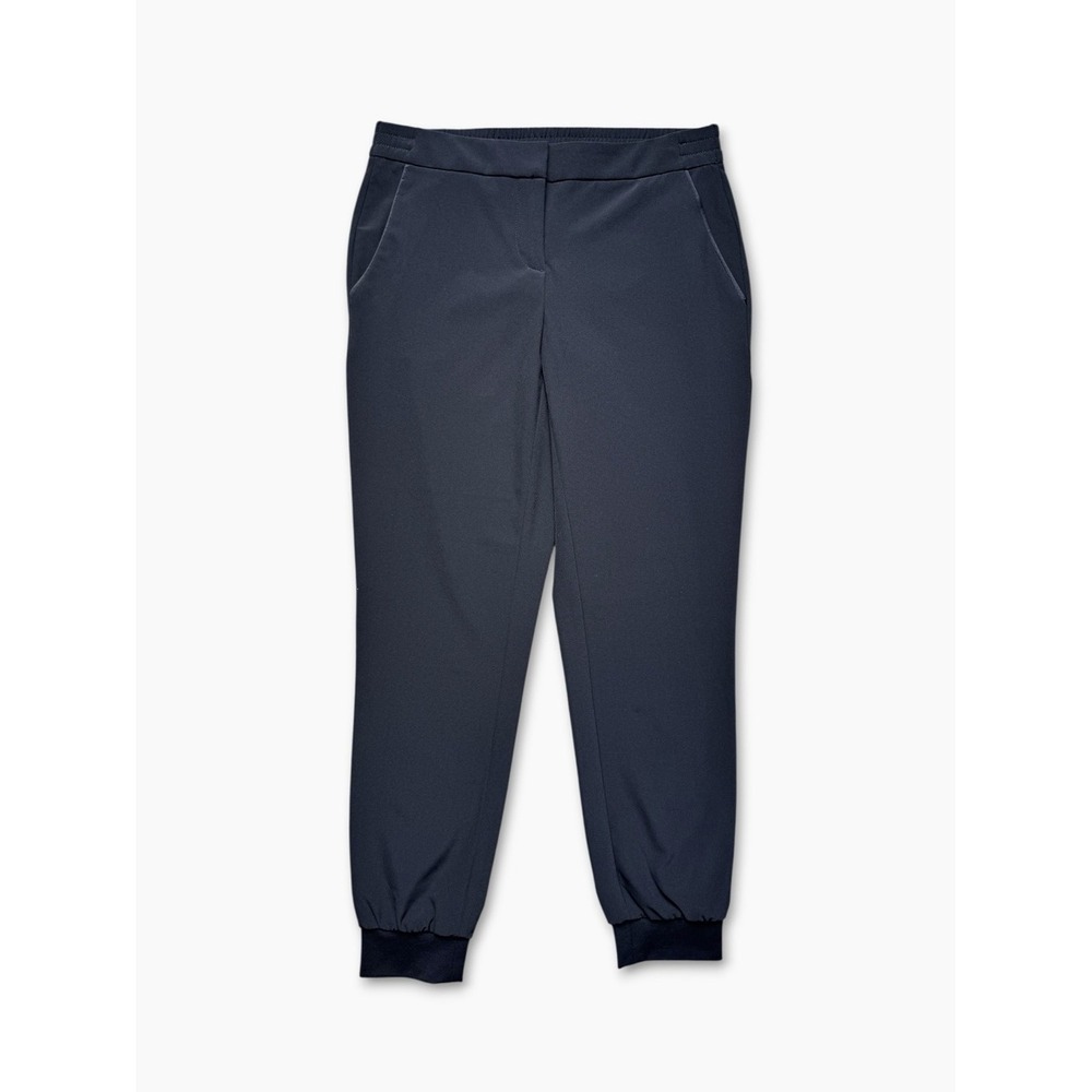 White House Black Market Delicacy Jogger Black 2R Tapered Ankle Pants Officewear